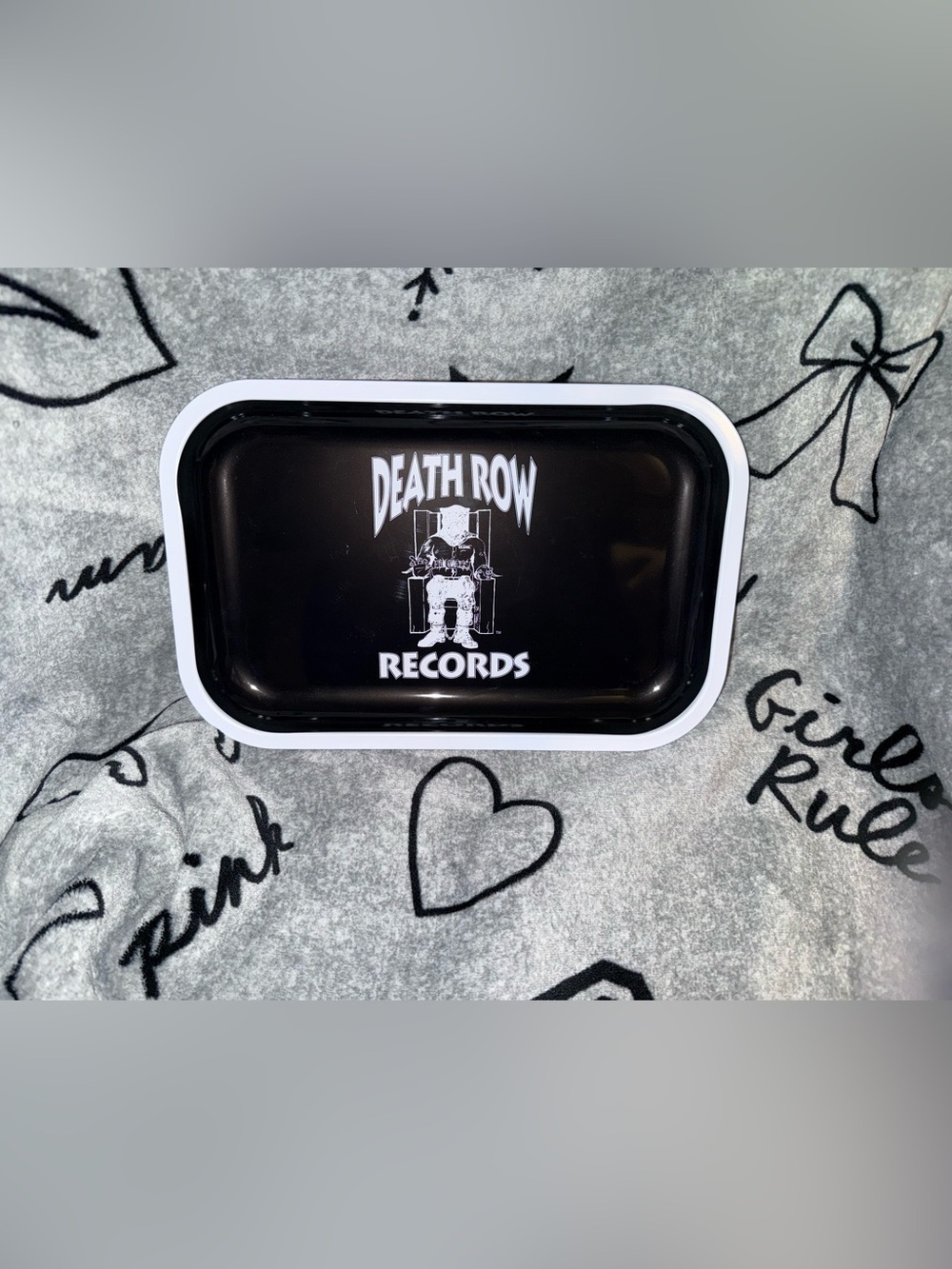 Death Row Records Black and White Party Tray- New